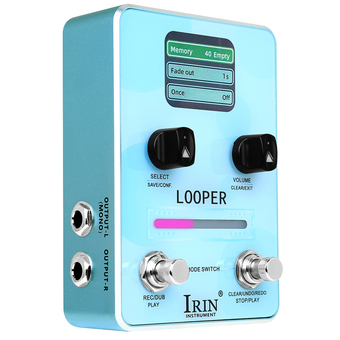 IRIN单块效果器踏板XS-02乐句录音效果器LOOP循环吉他效果器跨境详情17