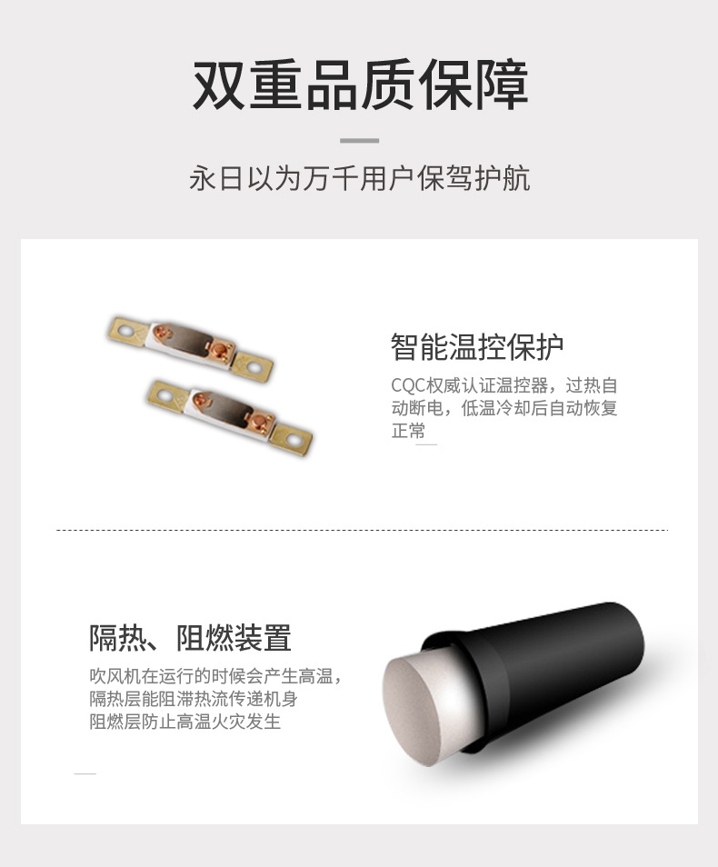 永日吹风机家用花香大功率电吹风恒温吹风筒多档调节代发批发详情12