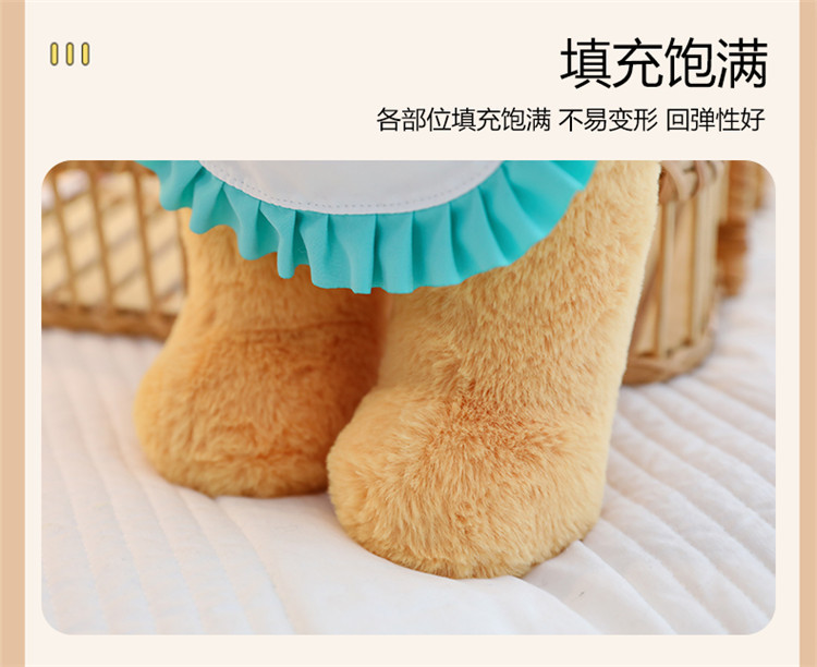 跨境泰国黄油小熊玩偶公仔可爱萌版布娃娃抓机毛绒玩具现货代发详情7