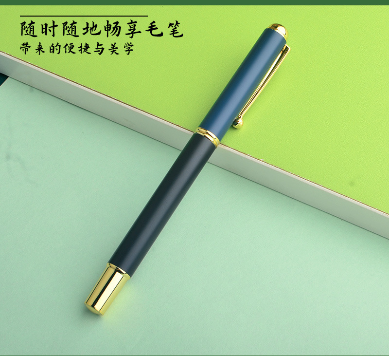 Wholesale of Morlandi color fountain pen soft brush, portable wolf-hair brush, small regular script scripture copying pen, calligraphy ink addition and elegant pen pic 13