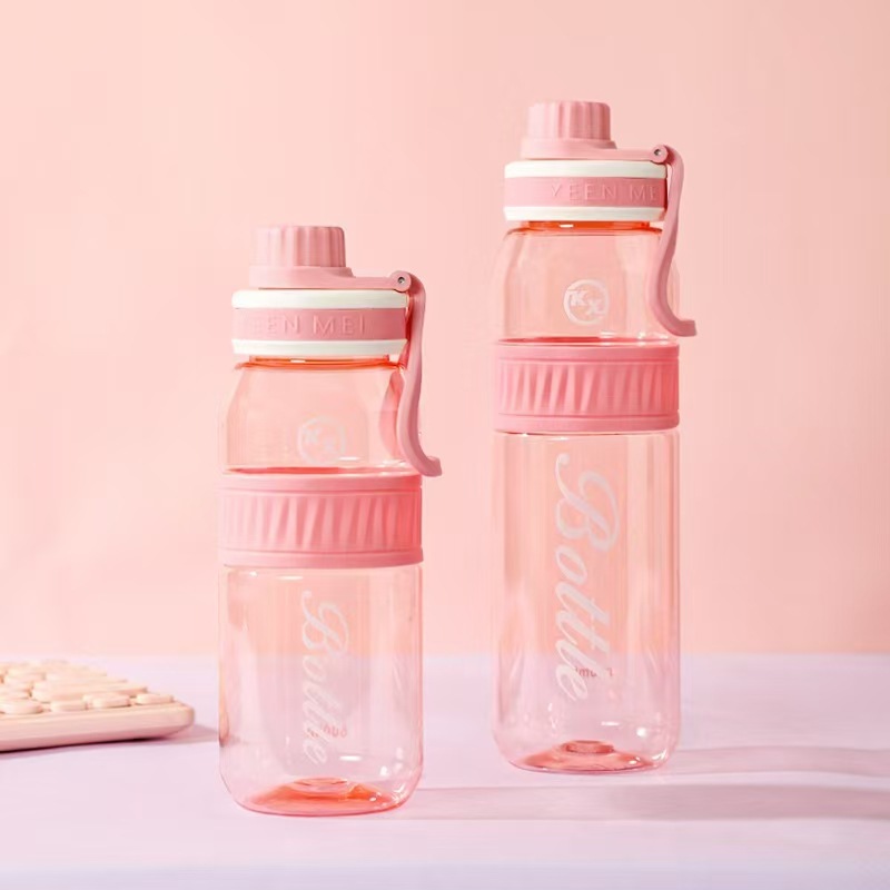 大容量便携男女生PC塑料杯子 学生简约夏季运动水杯 跨境新款详情3