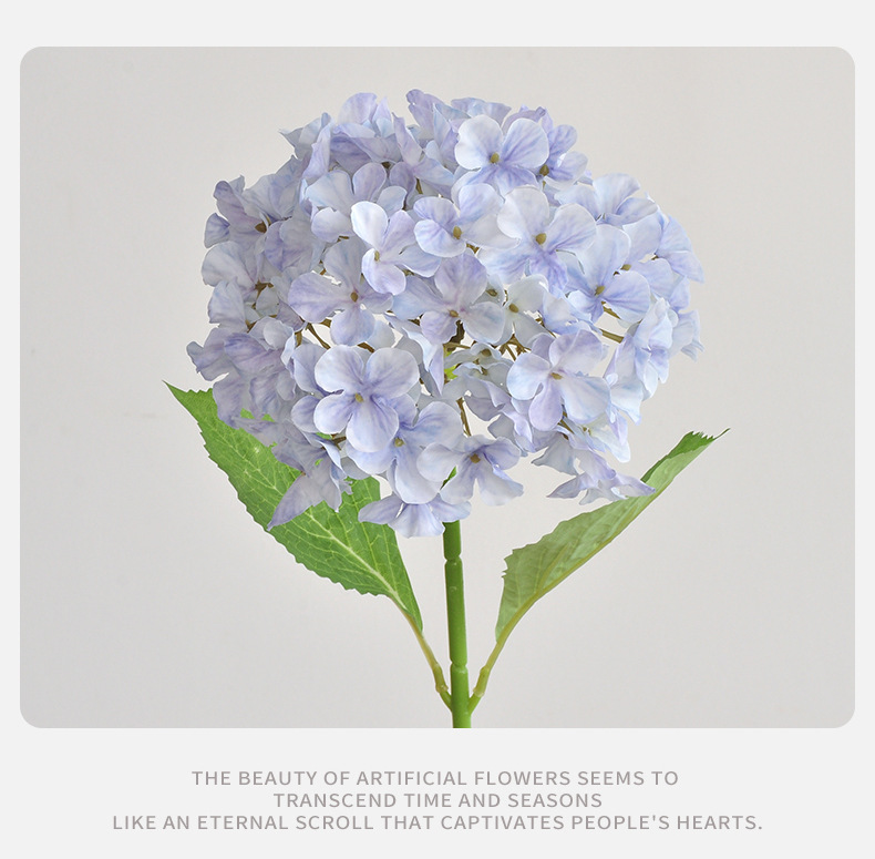 仿真绣球花高档婚庆婚礼布置路引摄影道具3D打印贝拉安娜绣球假花详情11