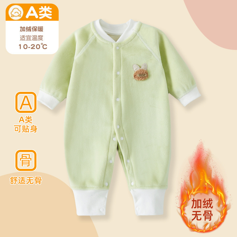 婴儿马甲春秋款舒绒棉宝宝无袖衣服婴幼儿坎肩秋冬季新生儿小马夹详情6