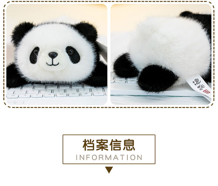 Wholesale of stuffed panda plush toys, scented brown bear palm treasure, wedding scattering powder rabbit, office sloth desk decoration pic 3