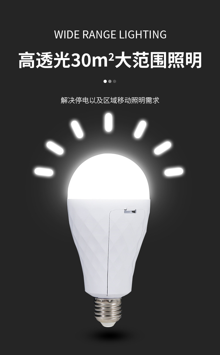 Jiuliang DP intelligent constant current emergency bulb, ambient light, fire light, 12V waterproof and dustproof pic 21