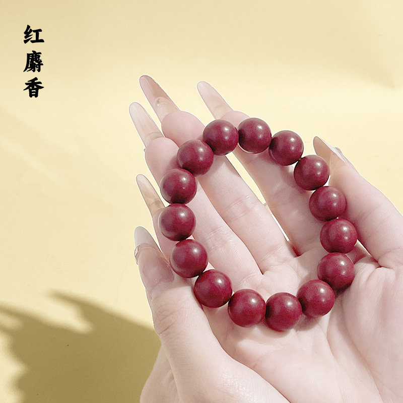 工厂现货直发天然合香珠手串DIY留香药珠手工中药材合香一件起批详情26