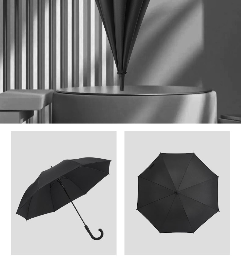 17Y双层自动弯柄伞晴雨两用女长柄雨伞男士大号加厚加固防风双人详情27