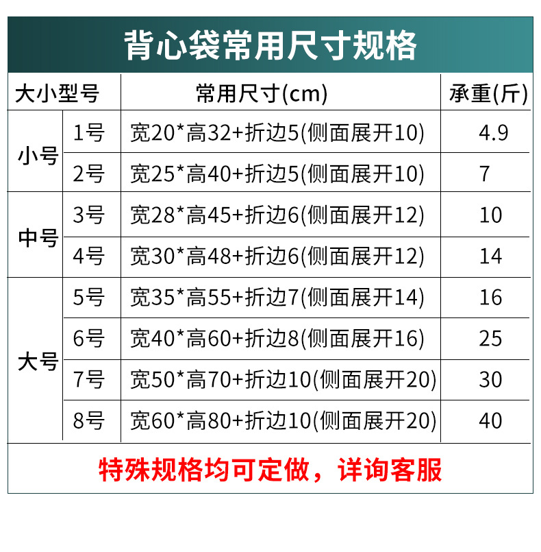 外卖打包袋食品塑料透明方便袋批发商用包装袋手提一次性背心袋子详情5