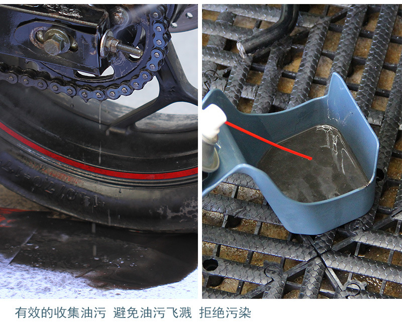 赛领摩托车自行车油污收纳工具盒链条清洗剂链条油防喷溅工具套装详情13