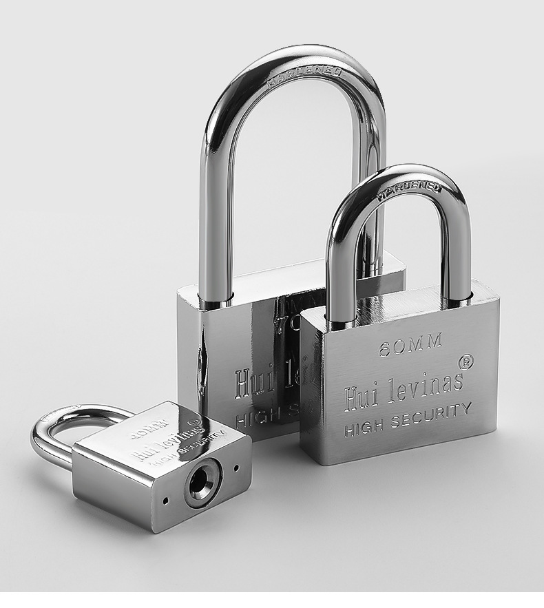 Padlock, open lock, anti-theft lock, waterproof, anti-rust, anti-picking lock, large door lock, household small lock head, dormitory long beam lock pic 19