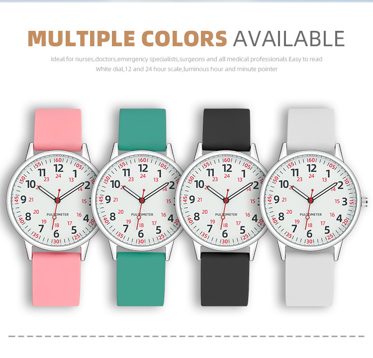IBSO Nurse quartz watch with silicone strap, luminous, waterproof, large digital, a best-selling cross-border e-commerce product pic 1