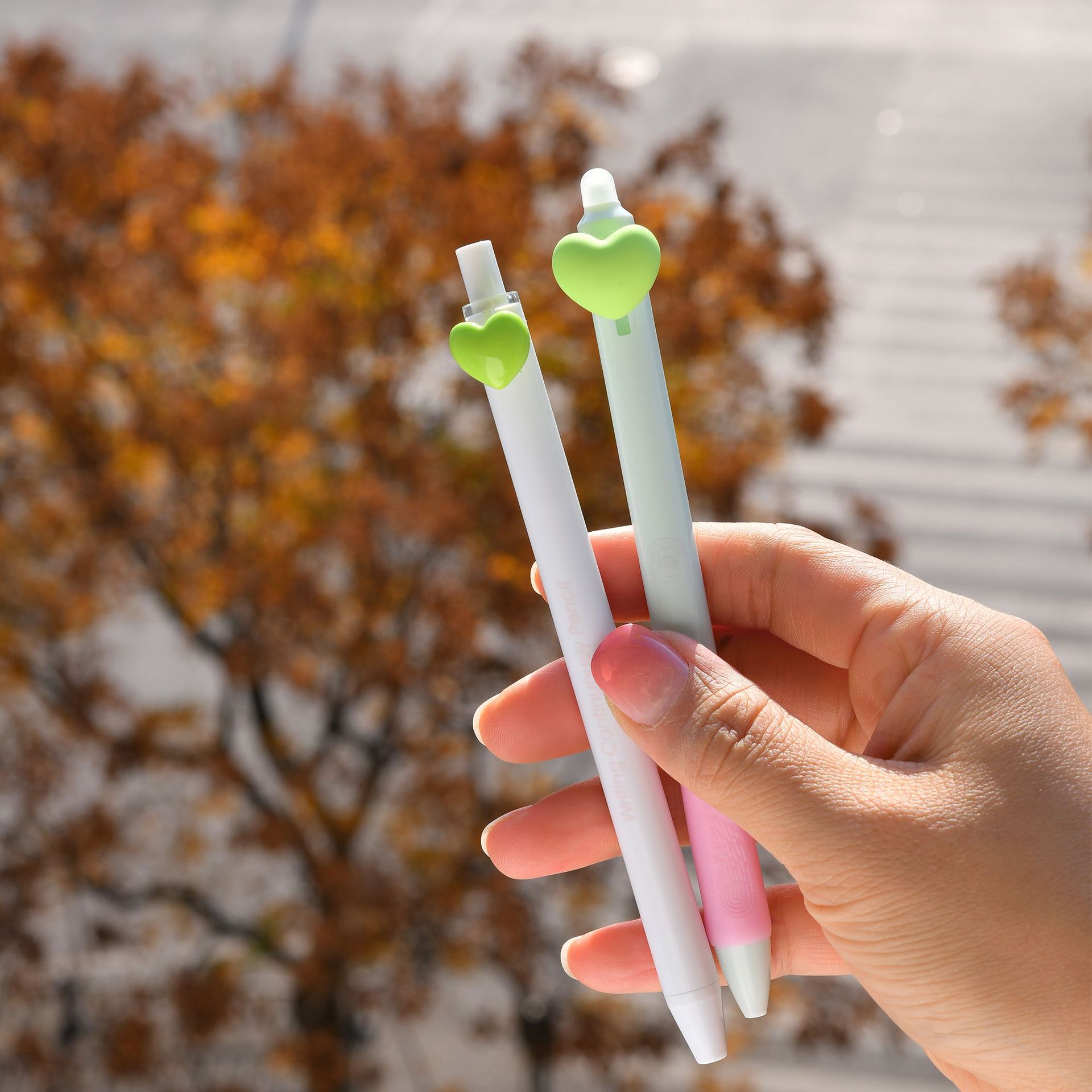 The Chenxi Love Press Set features an erasable gel pen and an eternal pencil with a blue core, ensuring smooth and fluid writing for students pic 19