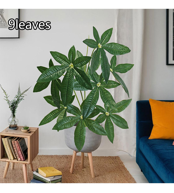 Artificial green plants such as the money tree for the entrance decoration, PVC plastic artificial plants for the living room floor decoration pic 8