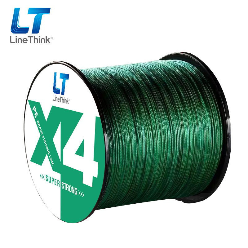 LineThink 300米500米超强钓鱼线，4股多丝PE耐磨编织线详情1