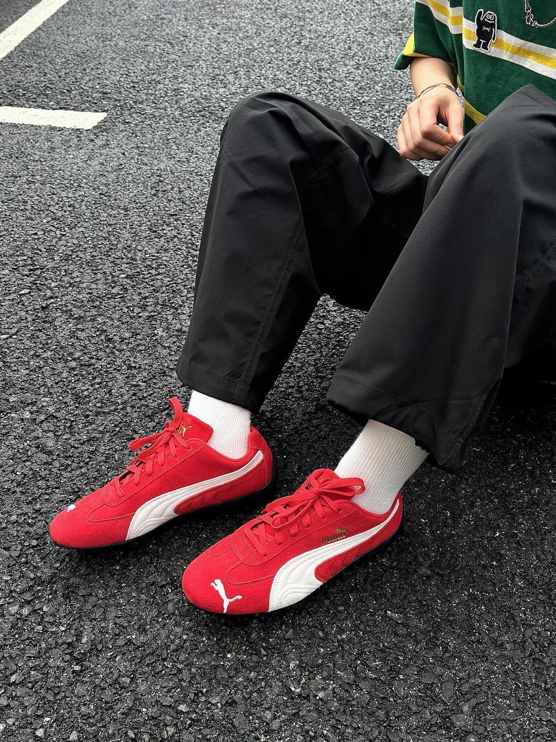 纯原openyy联名朴彩英同款PM赛车鞋低帮百搭情侣男女运动休闲鞋详情47