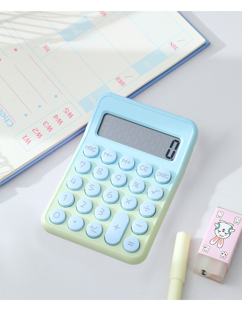 RZ-836PRO多巴胺渐变色计算器小清新便携柔性按键办公室用计算器详情14