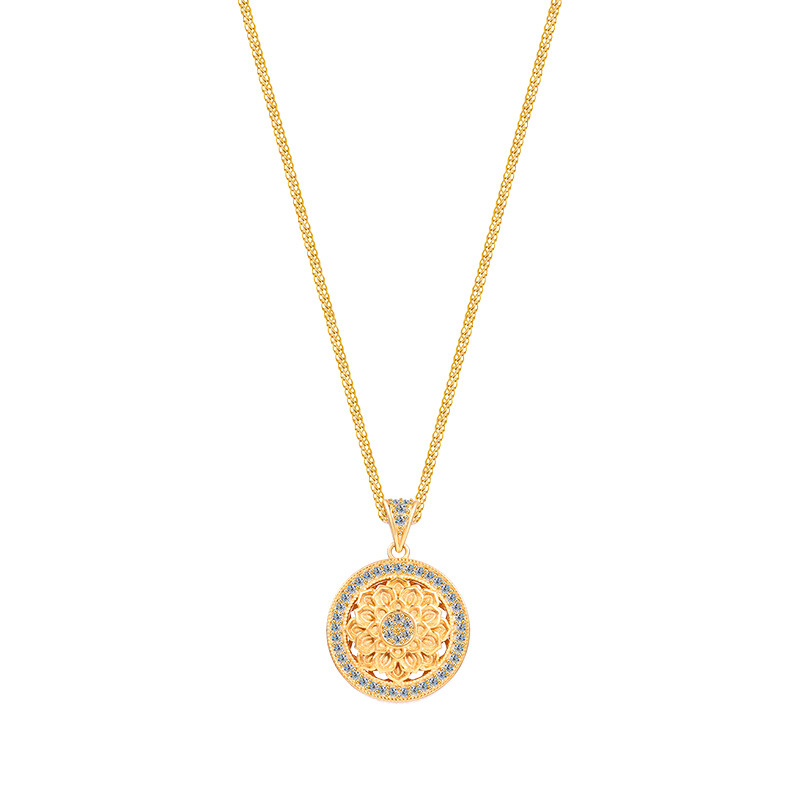 This is a new Chinese-style pearl collarbone chain for women, featuring exquisite gold plating and full diamonds. It is fashionable, versatile and elegant pic 2