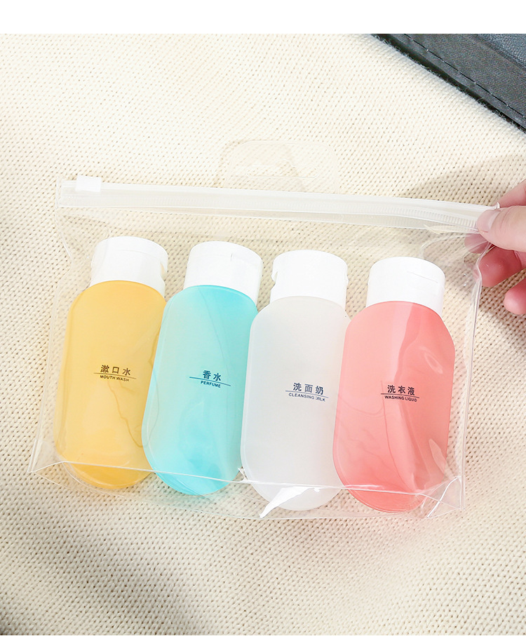 Travel sub-bottle shampoo, body wash, travel skin care products portable small sample empty bottle pic 10