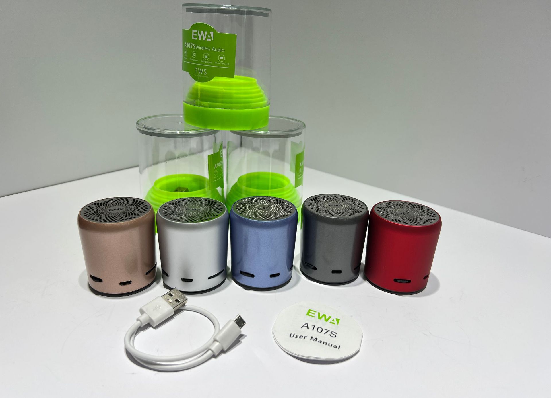 EWA-A107S Mini Outdoor portable TWS waterproof subwoofer Bluetooth speaker factory direct sales pic 22