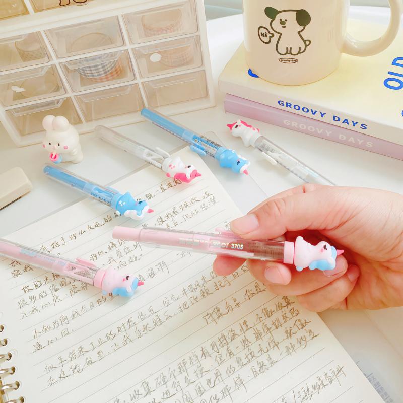 儿童抽拉橡皮擦可爱独角兽小学生少屑创意软橡皮书写文具礼品批发详情4