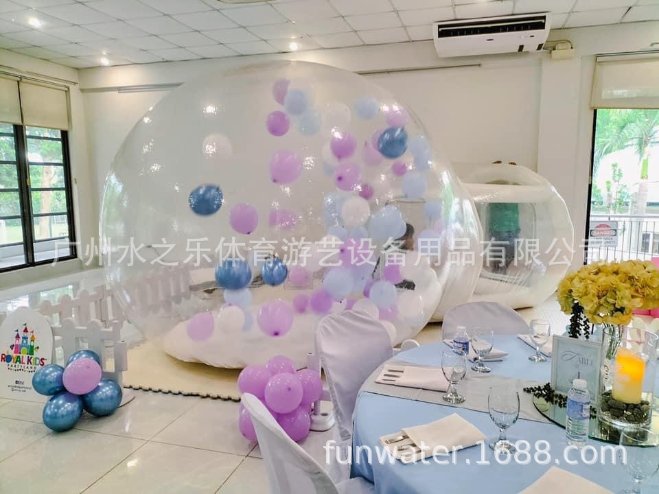 网红星空泡泡屋充气星空顶户外透明充气帐篷露营帐篷充气泡泡屋详情26