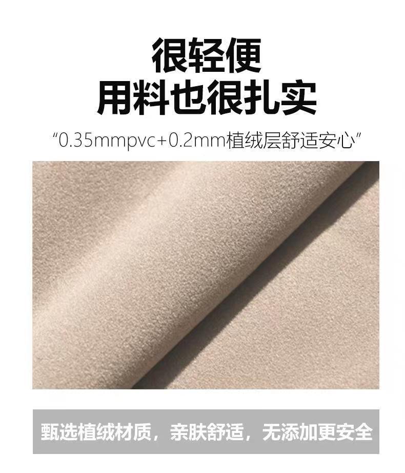 新款可收纳便携式植绒充气床野营户外充气床垫高端彩盒礼盒包装工厂直销懒人野外充气床详情1