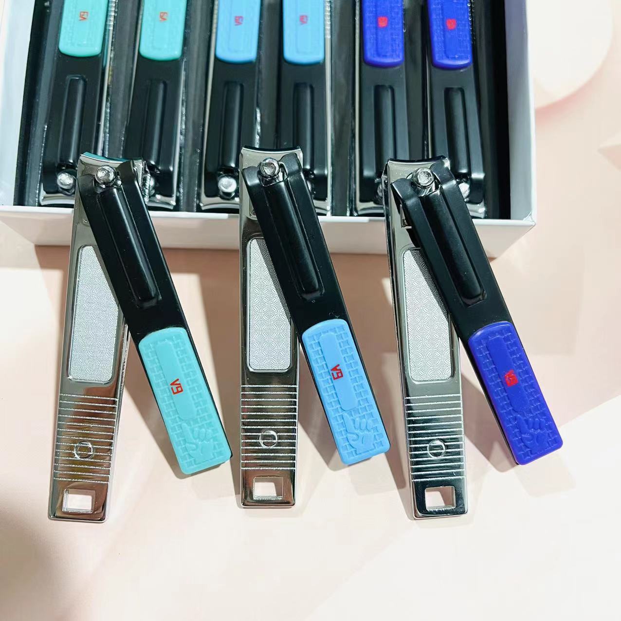 【 Office 】VT805-1D nail clippers 12 per box 600 per piece VT805-1D student household large nail clippers Nail clippers portable nail clippers 2 yuan wholesale supply pic 4
