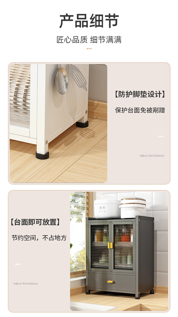可抽拉防尘碗碟架厨房置物架双层台面沥水碗碟架收纳架厨房餐具详情14