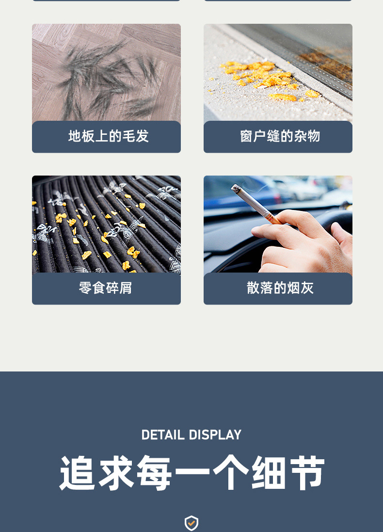 Wireless charging vacuum cleaner, household car vacuum cleaner with strong suction power, portable handheld high-power vacuum cleaner for cross-border use pic 22