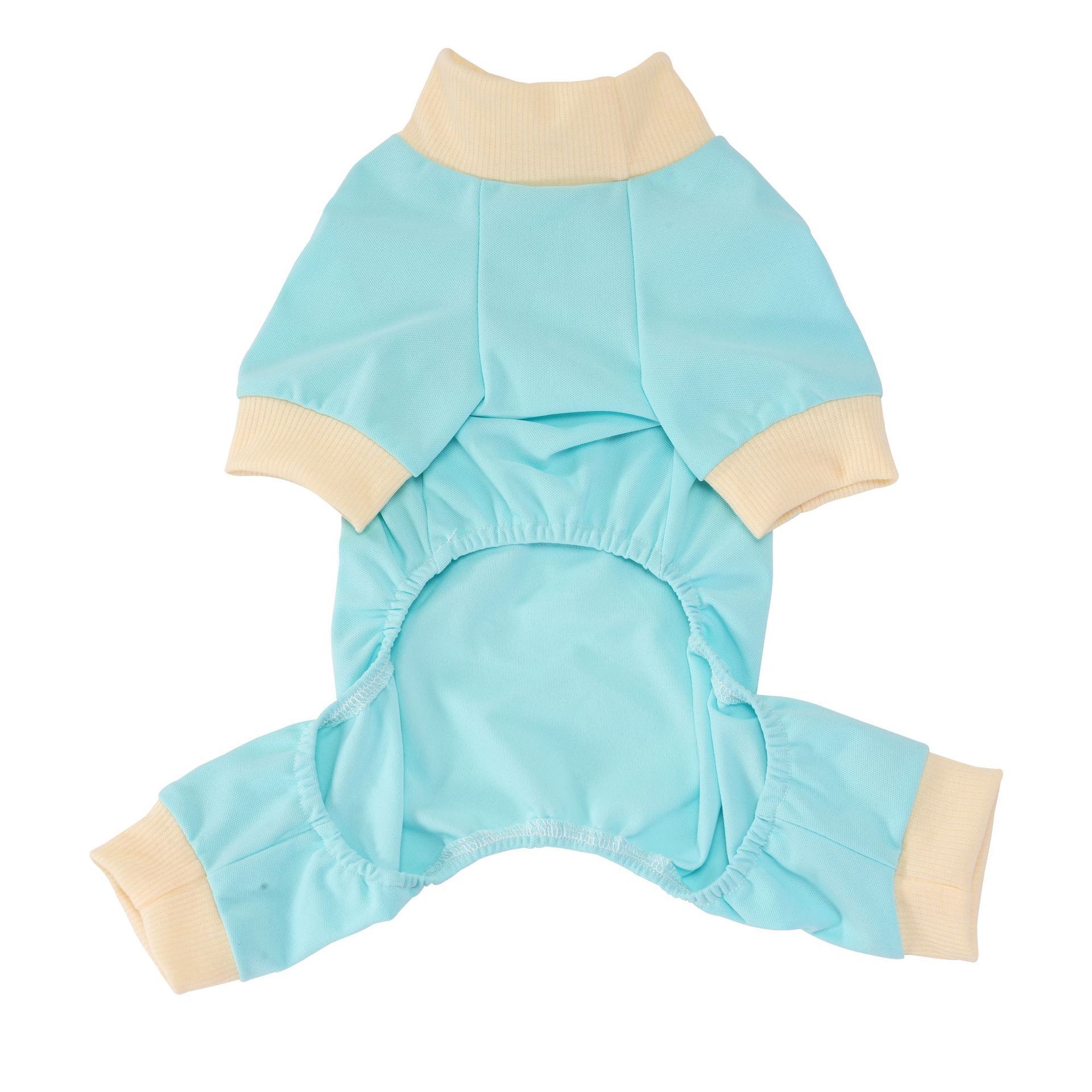 宠物狗狗春秋装居家休闲四脚衣比熊泰迪雪纳瑞可牵引薄款狗衣服详情9