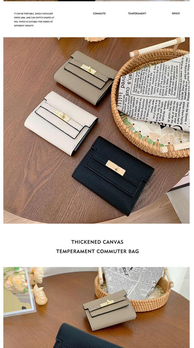 女士钱包ins女小钱包女款高级感 小折叠wallet短款手拿包跨境钱包详情5