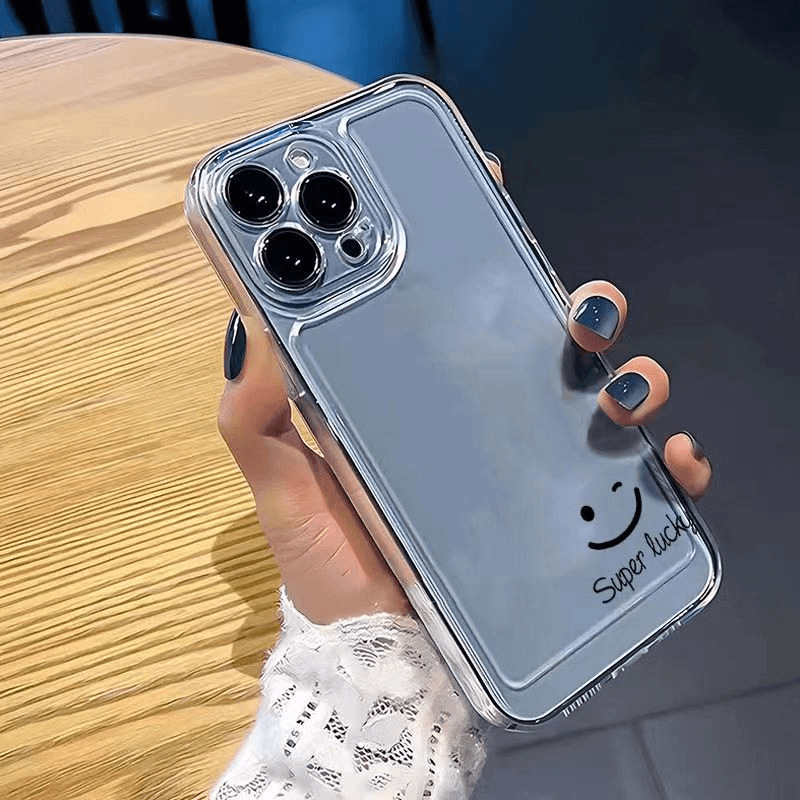 幸运笑脸适用苹果16PROMAX手机壳iPhone15防摔14软壳13简约12全包详情5