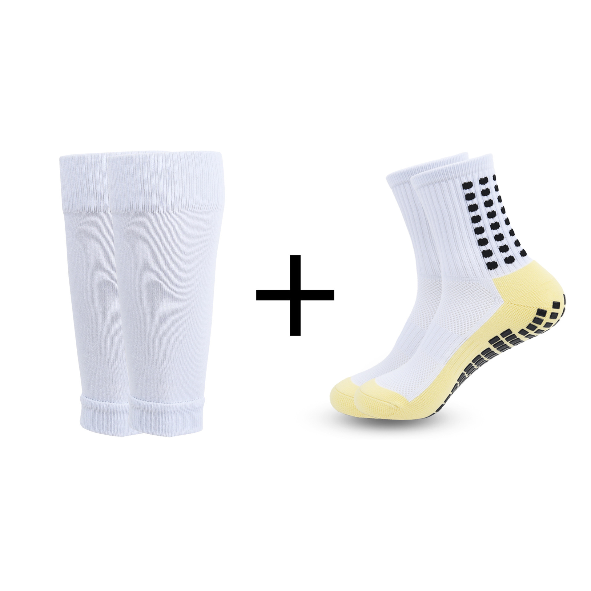 T跨境热销运动袜护腿袜套装足球袜点胶防滑瑜伽袜运动吸汗透气袜详情12