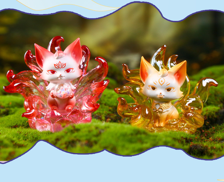 国潮古风手办山海狐缘盲盒桌面创意工艺品潮玩手办摆件批发详情16