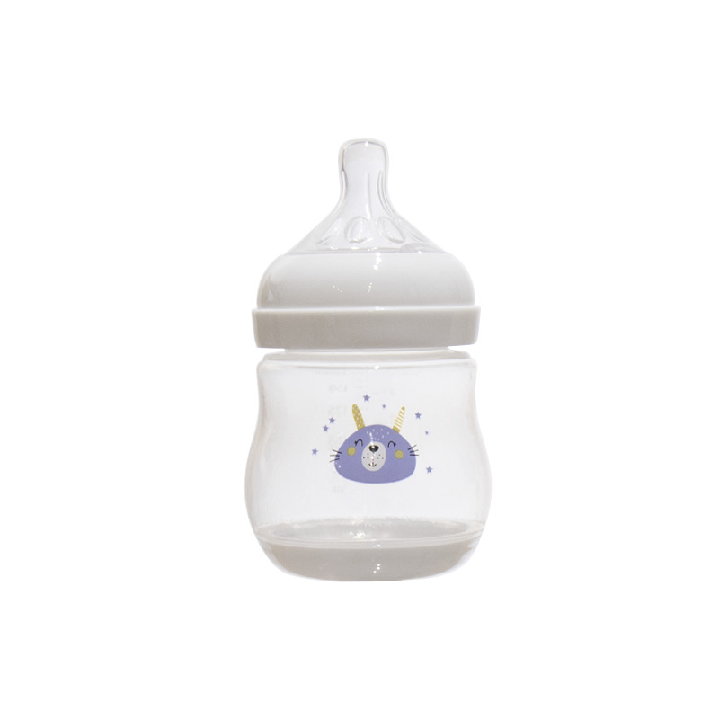 跨境婴儿奶瓶食品级pp宽口喂养奶瓶180ml耐高温喝水奶瓶厂家批发详情3