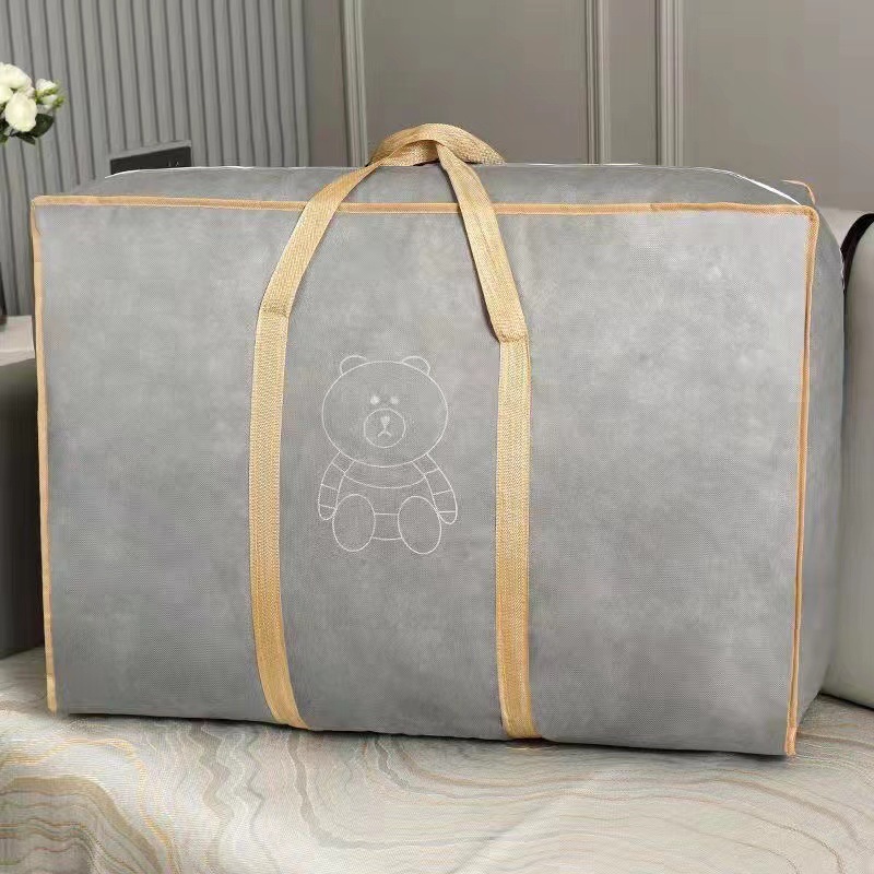 编织袋搬家打包袋特大号行李袋防潮收纳袋被子衣服袋手提袋无纺布详情23