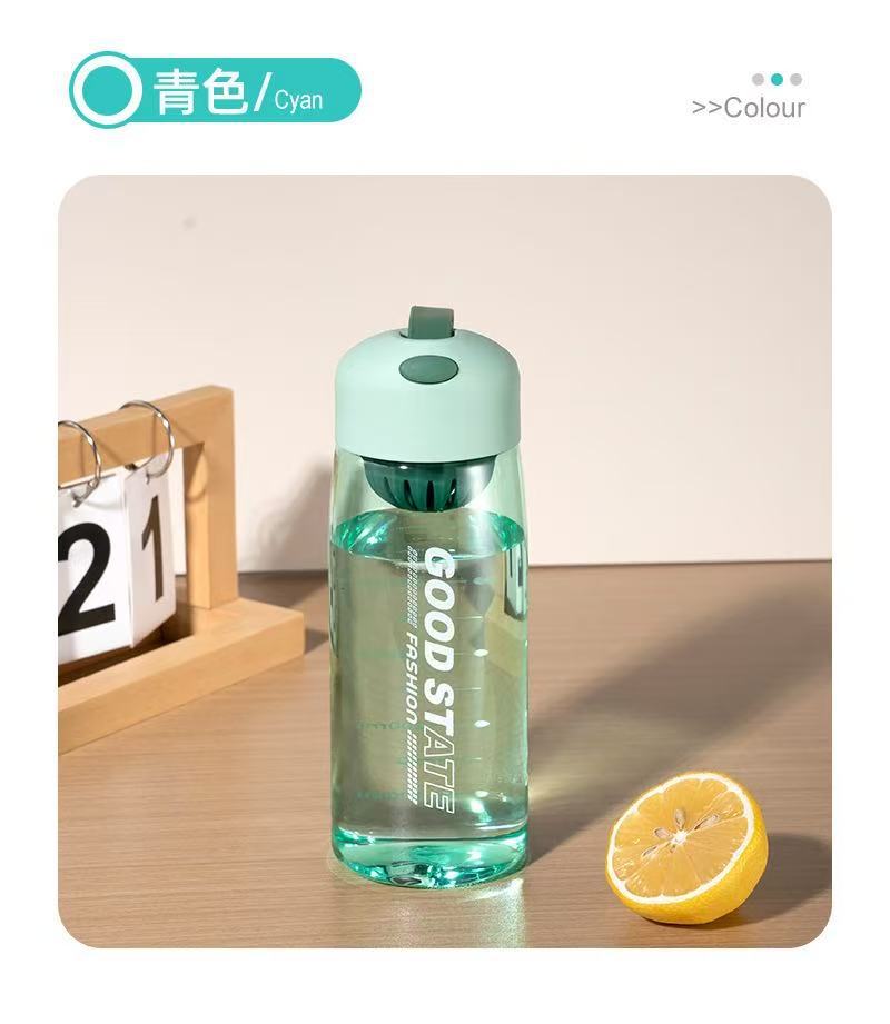 高颜值塑料太空杯男女学生外出便携带刻度简约创意杯防摔随手杯详情10