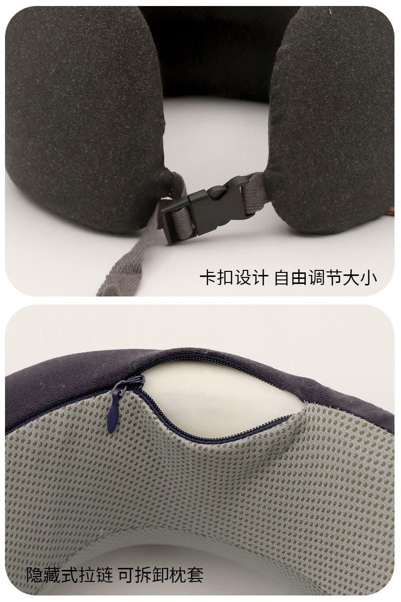Портативная коробка для сбора eva, запоминающая хлопок U-образная наволочка, путешествующая по офисным подушкам, защищённых от шеек, оптом pic 8