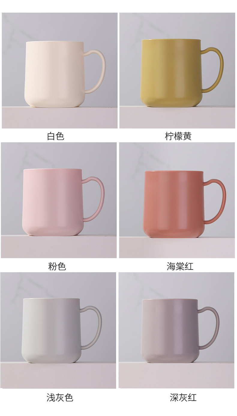 创意双色漱口杯塑料加厚耐摔食品接触用洗漱杯家用牙刷杯牙缸杯子详情12