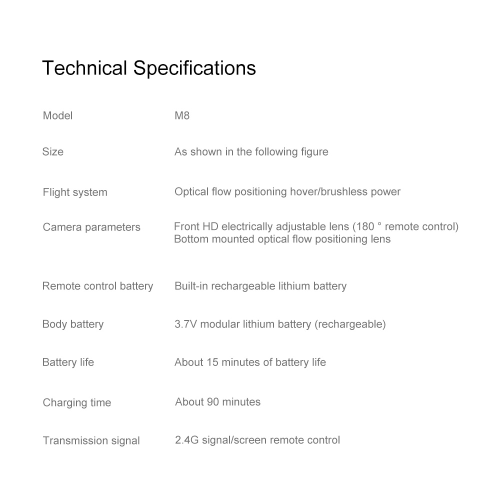 Cross-border M8 brushless drone with screen control, aerial photography, folding aircraft, optical flow dual camera remote control aircraft pic 51