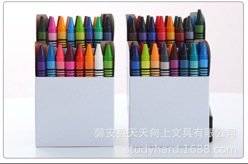 Crayons OEM and customization children painting crayon set详情17