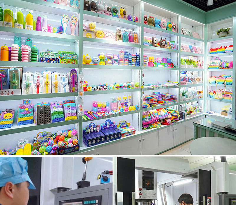 卡通动物硅胶捏捏乐食品级儿童减压玩具包包挂饰钥匙扣新奇特玩具详情21