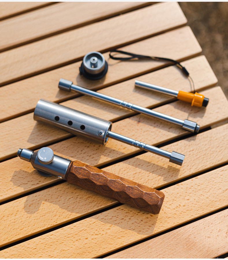 户外便携式可拆卸喷枪家用不锈钢烧猪毛烤火器露营烧烤点炭详情17