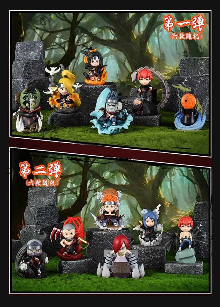 Authentic TOPTOY Naruto Akatsuki Blind Box desktop decoration birthday gift pic 15