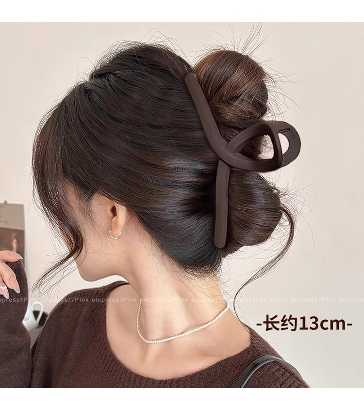 Large-sized hair clip for women, 2025 new high-end style hair clip, back of the head, shark clip headwear pic 17