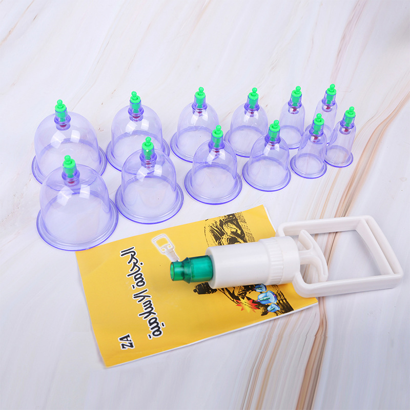 跨境外貿(mào)專供真空拔罐器12罐紙卡內(nèi)襯抽氣式去濕氣加厚防爆拔火罐詳情11