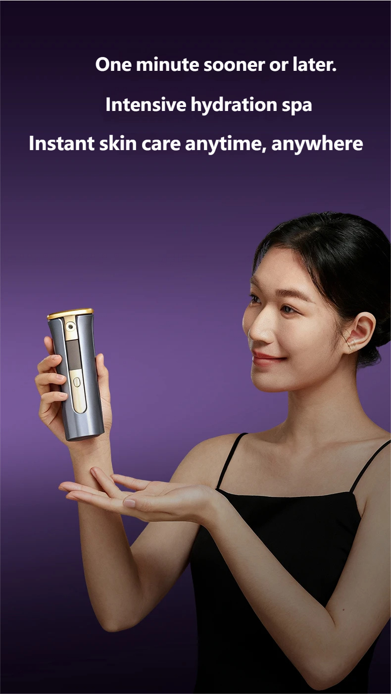 shanilak    加湿补水喷雾家用面部手持美容喷雾仪便捷大容量保湿双喷雾补水仪详情4