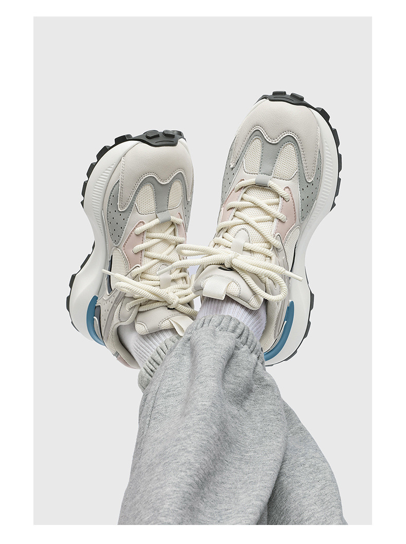 哈比熊男鞋春秋季潮牌透气厚底老爹鞋男款休闲跑步运动鞋青年潮鞋详情12