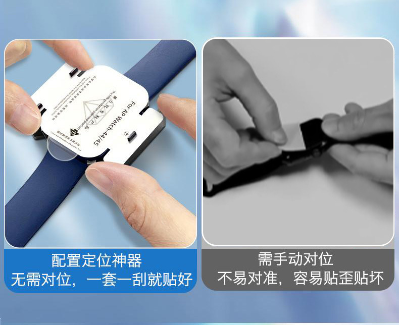 适用苹果手表膜s10iwatch膜水凝膜防指纹保护膜applewatch手表膜详情7