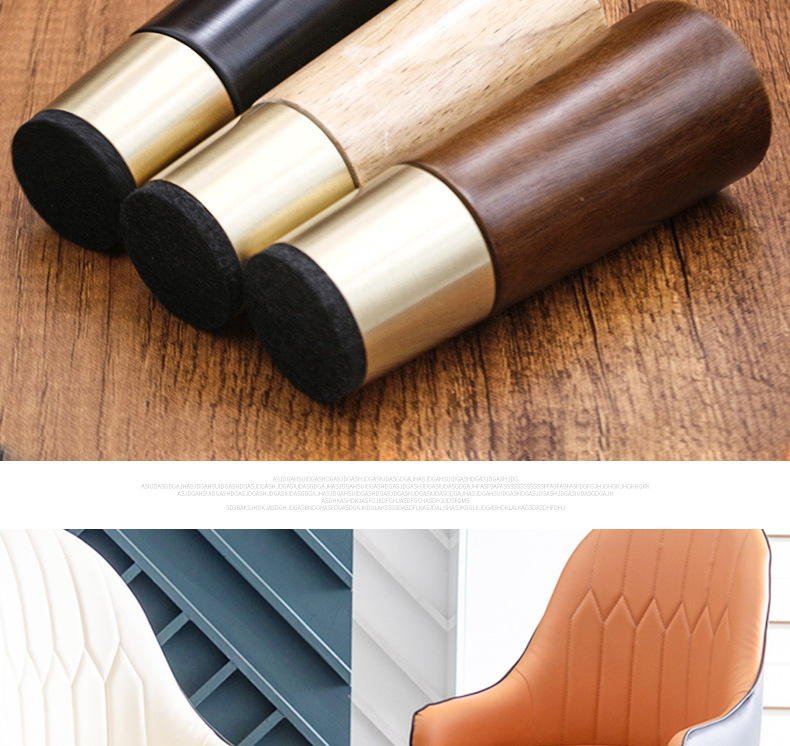 铜脚套家具纯铜新中式红木家具脚垫椅子沙发櫈护黄箍五金配件装饰详情10